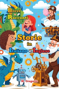 Brevi Racconti per Bambini per Imparare l'Inglese: Storie Bilingue in Italiano e Inglese per ragazzi, Educative e Ricche di Insegnamenti, Libro illust cover