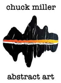 chuck miller - abstract art: A Collection of 200 Original Acrylic Paintings cover
