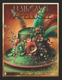 Bajkowe Kapelusze Designerska książka do kolorowania dla dzieci i doroslych: kapelusze kolorowanka cover