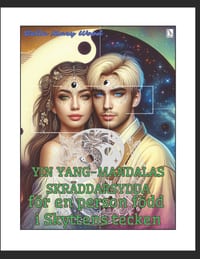 Yin Yang-mandalas skräddarsydda för en person född i Skyttens tecken: harmoni målarbok cover