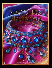 Sagolika Armband Exklusiv målarbok: smycken målarbok cover