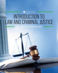 Introduction to Law and Criminal Justice cover
