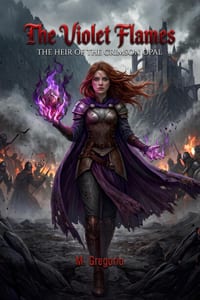 The Violet Flames: The Heir of the Crimson Opal cover