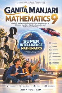 Ganita Manjari Mathematics 9: Grade 9 Mathematics Textbook: Fourteen Journeys to Discover Numbers, Algebra, Geometry, and Mathematical Thinking cover