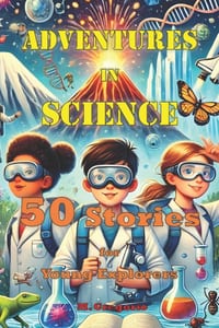 Adventures in Science 50 Stories for Young Explorers: From physics to biology, from astronomy to chemistry, a book full of fascinating stories to disc cover