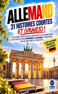 ALLEMAND 31 Histoires courtes et Vraies: 31 histoires vraies niveau débutants et intermédiaires captivantes pour apprendre l'allemand et améliorer son cover