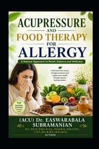 Acupressure and Food Therapy for Allergy: Allergy cover