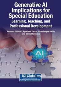 Generative AI Implications for Special Education: Learning, Teaching, and Professional Development cover