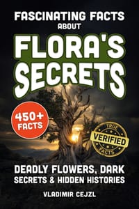 Fascinating Facts Book About Flora's Secrets: 450+ Secrets of the Flora World Mind-Bending Facts About Flowers Through History With Research Reference cover