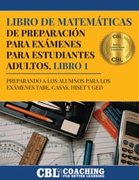 Libro de Matemáticas de Preparación Para Exámenes Para Estudiantes Adultos, Libro 1 cover