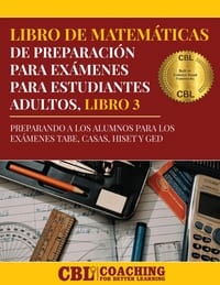 Libro de Matemáticas de Preparación Para Exámenes Para Estudiantes Adultos, Libro 3 cover