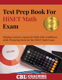 Test Prep Book For HiSET Math Exam cover