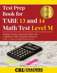 Test Prep Book For TABE 13 and 14 Math Test Level M cover