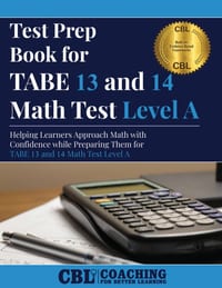 Test Prep Book For TABE 13 and 14 Math Test Level A cover