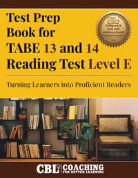 Test Prep Book For TABE 13 and 14 Reading Test Level E cover