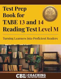 Test Prep Book for TABE 13 and 14 Reading Test Level M cover