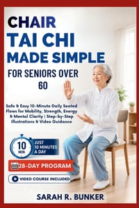 Chair Tai Chi Made Simple for Seniors Over 60: Safe & Easy 10-Minute Daily Seated Flows for Mobility, Strength, Energy & Mental Clarity Step-by-Step I cover
