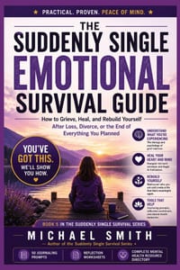 The Suddenly Single Emotional Survival Guide: How to Grieve, Heal, and Rebuild Yourself After Loss, Divorce, or the End of Everything You Planned cover