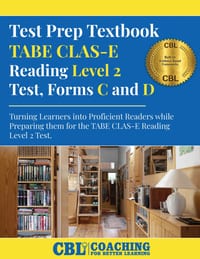 Test Prep Textbook TABE CLAS-E Reading Level 2 Test, Forms C and D cover