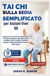 Tai Chi sulla Sedia Semplificato per Anziani Over 60 cover