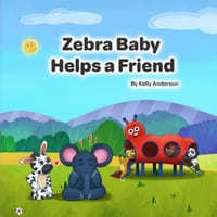 Zebra Baby Helps a Friend cover