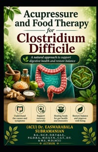 Acupressure and Food Therapy for Clostridium difficile infection: Clostridium difficile infection cover