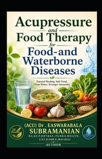 Acupressure and Food Therapy for Food-and waterborne diseases: Food-and waterborne diseases cover
