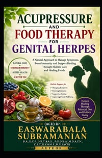 Acupressure and Food Therapy for Genital Herpes: Genital Herpes cover