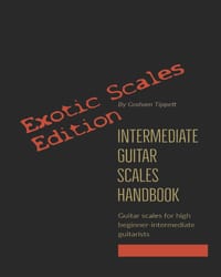 Intermediate Guitar Scales Handbook: Exotic Scales Edition cover