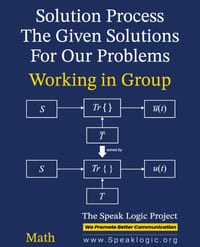 Solution Process Working in Group The Given Solutions for our Problems Math cover