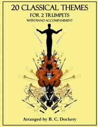20 Classical Themes for 2 Trumpets with Piano Accompaniment cover