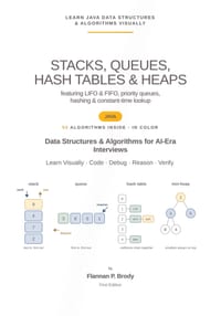 Stacks, Queues, Hash Tables & Heaps - Java Edition: Data Structures & Algorithms for AI-Era Interviews cover