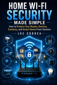 Home Wi-Fi Security Made Simple: How to Protect Your Router, Devices, Cameras, and Smart Home From Hackers cover