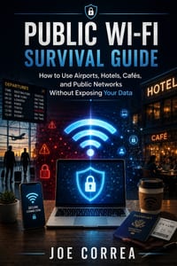 Public Wi-Fi Survival Guide: How to Use Airports, Hotels, Cafés, and Public Networks Without Exposing Your Data cover