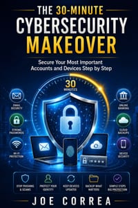 The 30-Minute Cybersecurity Makeover: Secure Your Most Important Accounts and Devices Step by Step cover