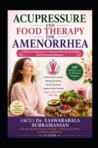 Acupressure and Food Therapy for Amenorrhea: Amenorrhea cover