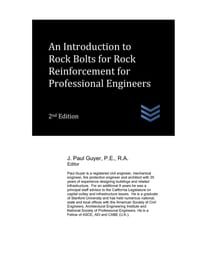An Introduction to Rock Bolts for Rock Reinforcement for Professional Engineers cover