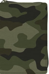 ESV Compact Bible (Canvas with Zipper, Camo Design) cover