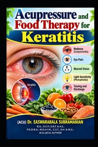 Acupressure and Food Therapy for Keratitis: Keratitis cover