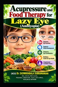 Acupressure and Food Therapy for Lazy Eye (Amblyopia): Lazy Eye (Amblyopia) cover