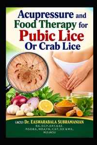 Acupressure and Food Therapy for Pubic Lice Or Crab Lice: Pubic Lice Or Crab Lice cover