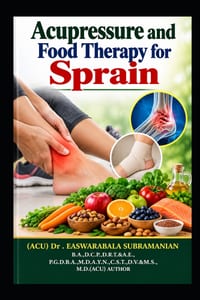 Acupressure and Food Therapy for Sprain: Sprain cover