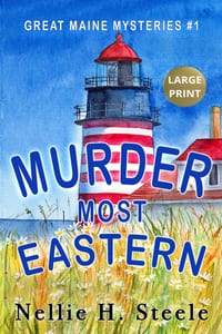 Murder Most Eastern Large Print cover