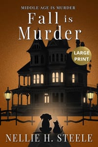 Fall is Murder Large Print cover