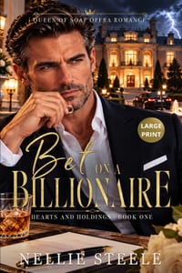 Bet on a Billionaire Large Print cover