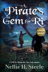 A Pirate's Gem for Ri Large Print cover