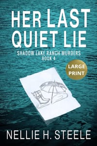 Her Last Quiet Lie Large Print cover