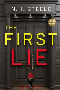 The First Lie Large Print cover