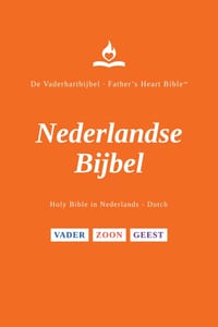 FHB, Dutch Bible, Red Letter, Paperback, Easy to Read: Holy Bible, Nederlandse Bijbel, Divine Voice Color, Father's Heart Bible cover