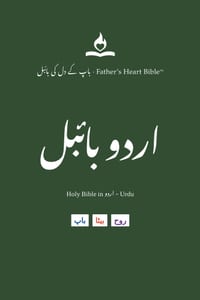 FHB, Urdu Bible / اردو بائبل, Red Letter, Paperback: Holy Bible, Divine Voice Color, Easy to Rea cover